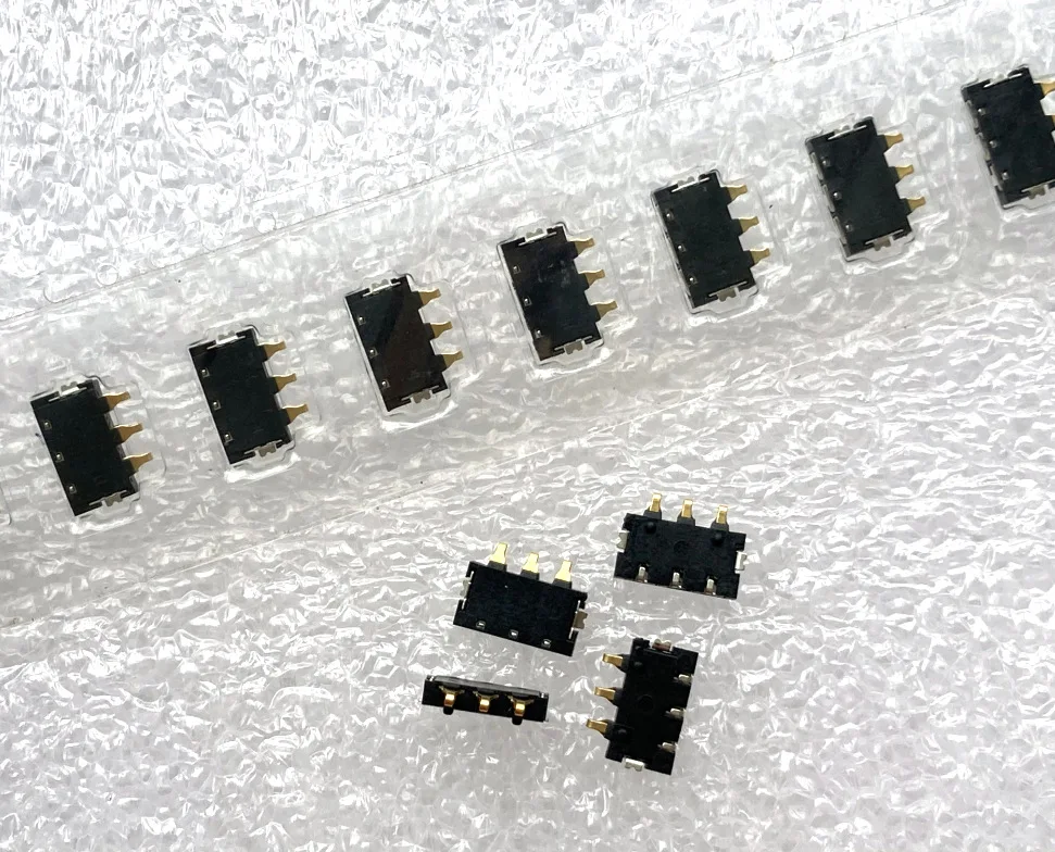 For mobile phone battery holder, contact 3P spacing 2.5MM power touchpoint contact, patch, battery holder H = 1.9