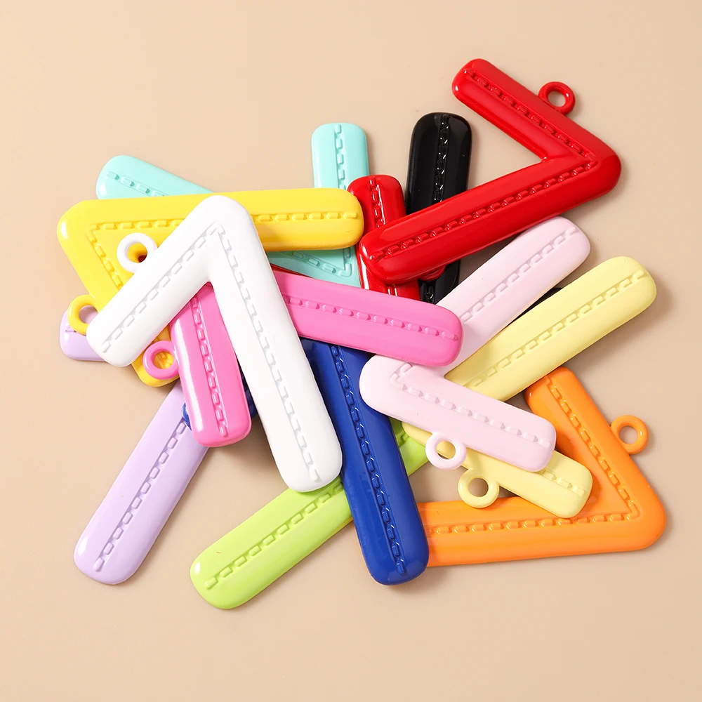 Tusember 5 Stück 51mm Niedliche Metall-Emaille 26 A-Z Alphabet Buchstaben Charms Anhänger für Schmuckherstellung Ohrringe Halsketten DIY Bastelarbeiten – Detail 11