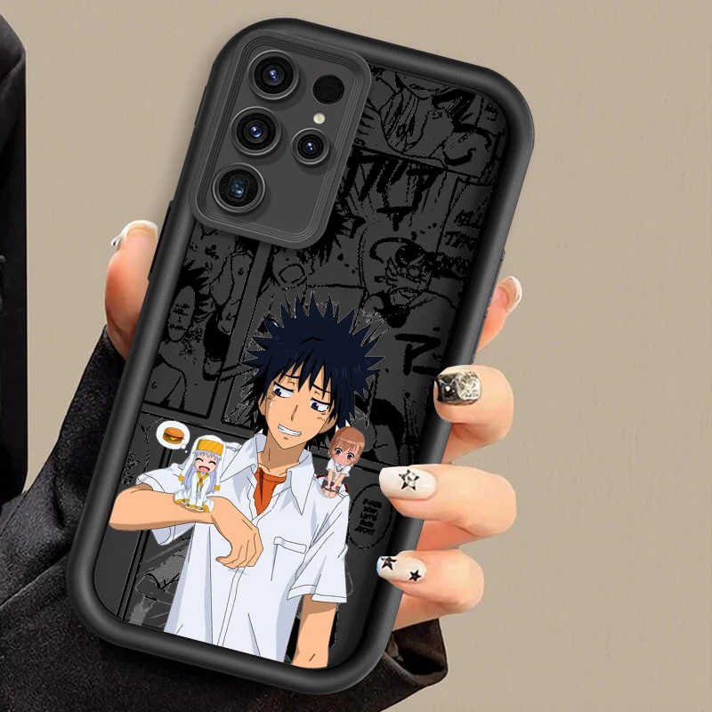 A Certain Magical Index Anime For Samsung Note 20 S24 S23 S22 S21 S20 Ultra Plus FE A25 A23 A22 A15 A31 5G Eye Ladder Back