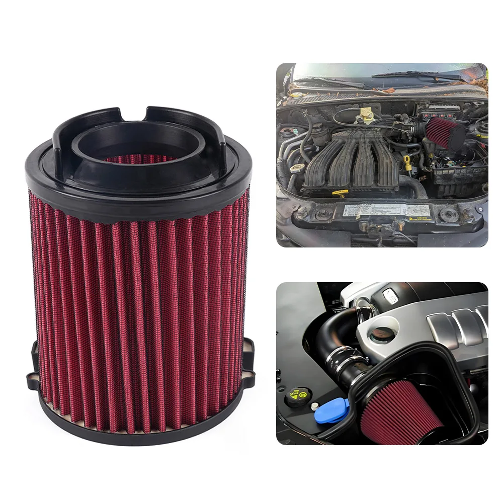 High Flow Performance Air Filter E-2014 Replacement Air Intake Filter Car Mod Parts Fit for VW Golf Audi A3