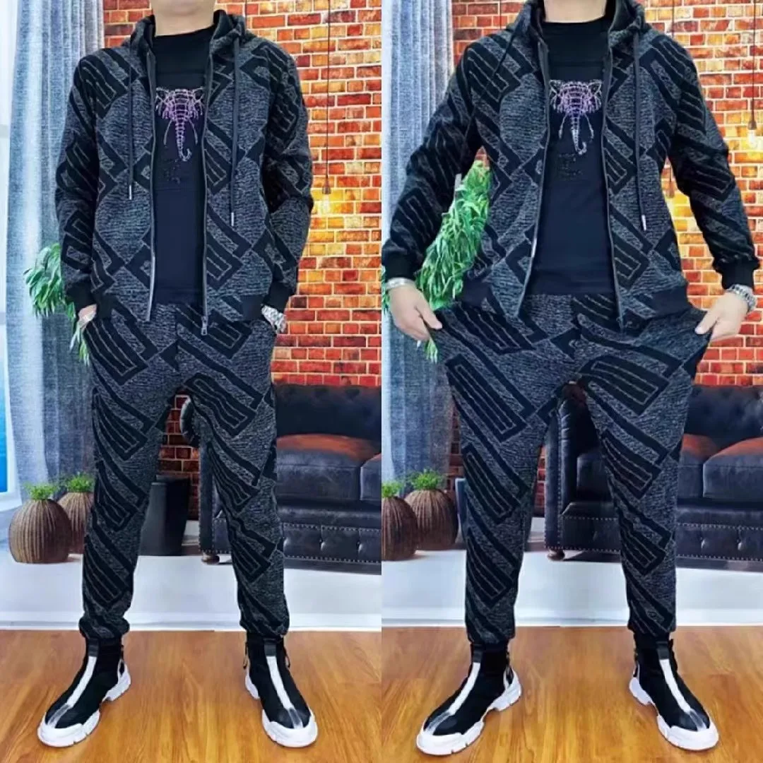 fall-winter-new-long-sve-casual-sports-large-size-set-faionable-trendy-men's-wear-slim-fit-two-piece-set-streetwear