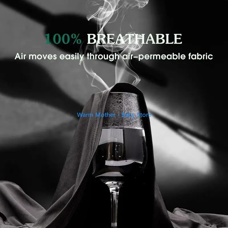 مظلة مريحة لغطاء سرير الأطفال مع قماش مسامي وميزات حجب الضوء للعائلات التي تسافر باللون الأسود 57QE