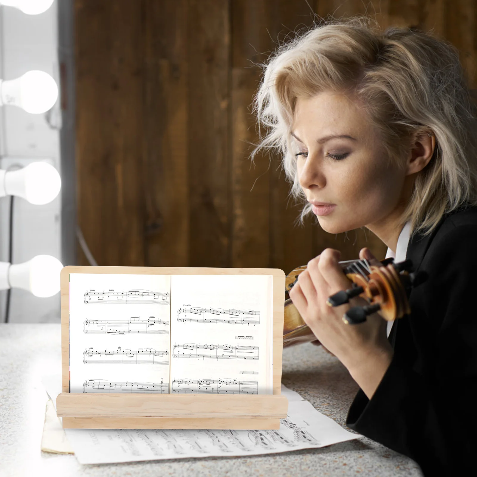 Подставка для чтения из массива сосны