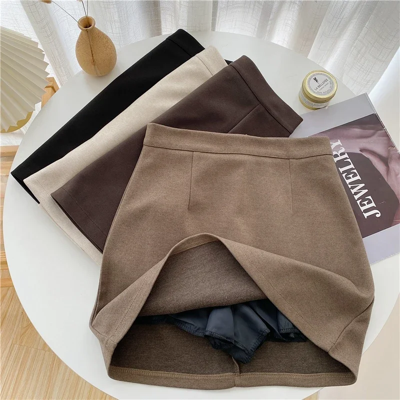 Mini Skirts Women Pure A-line Sexy Prevalent Daily Minimalist Summer Basic Preppy Street Style BF Newest Above Knee Ins Clothes