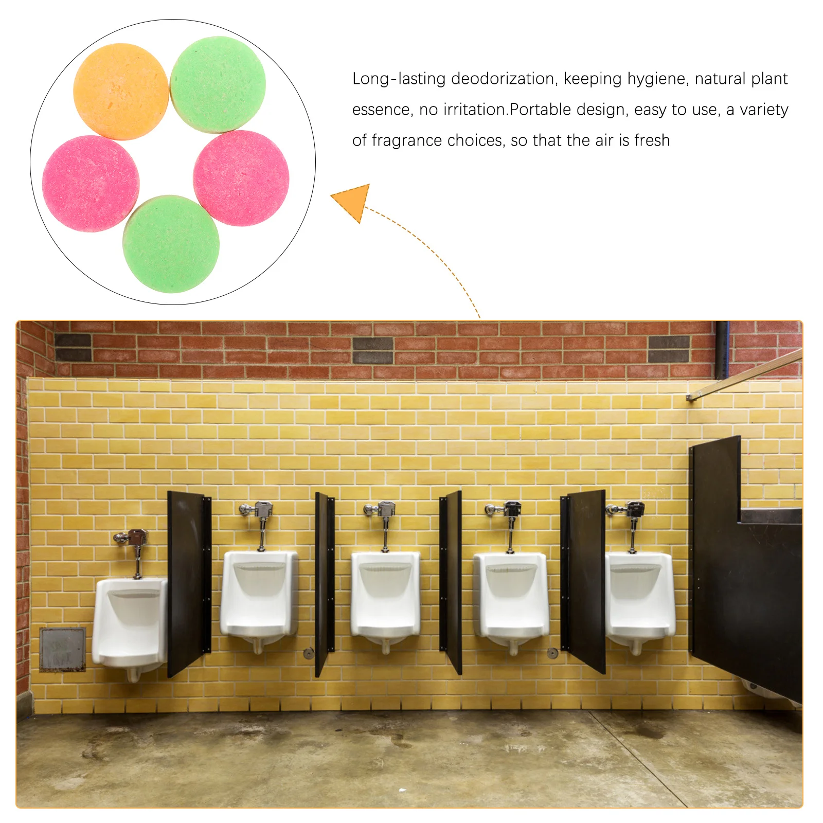 

4 Bags Toilet Cleaner Flush Cleanser Scented Para Urinal Puck Bathroom Toilet Cleaning Supplies Freshener for Tank