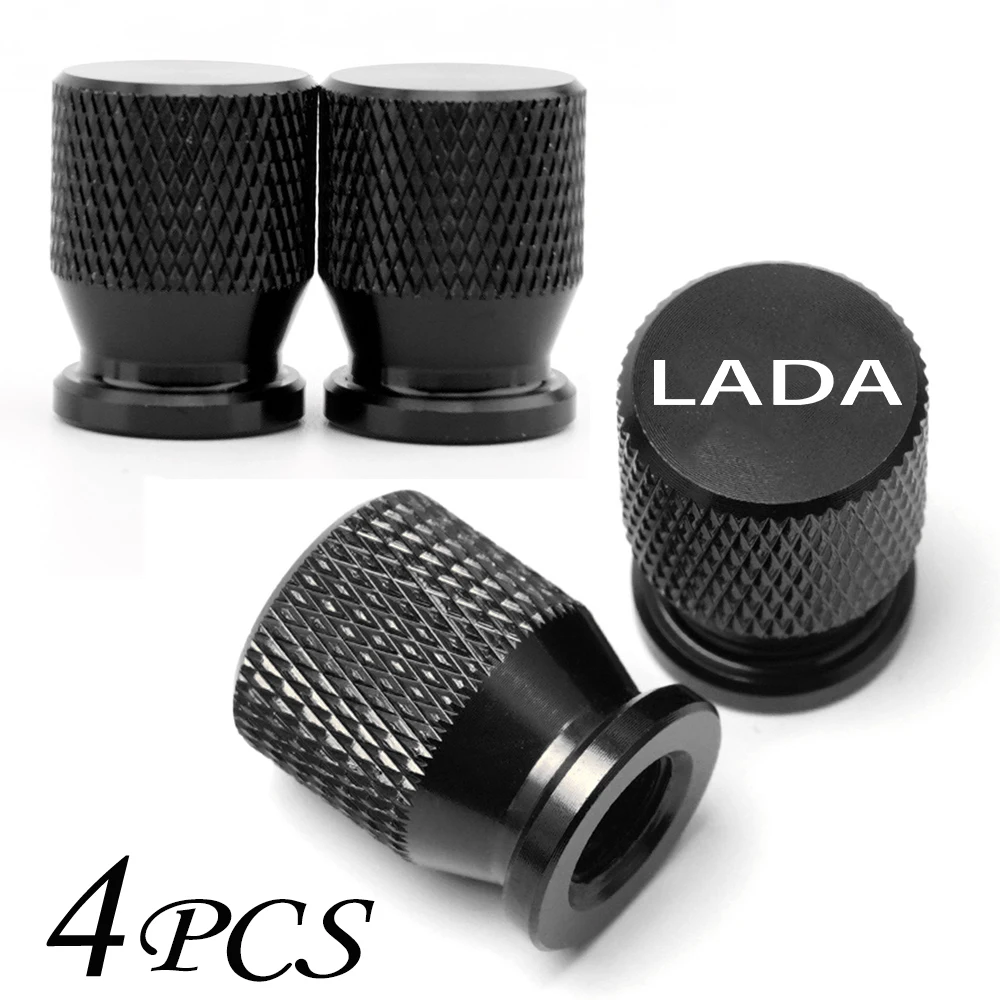 For Lada Niva Vesta Samara Kalina Largus Priora Xray Granta Car Accessories Wheel Tire Valve Waterproof Caps Tyre Stem Covers