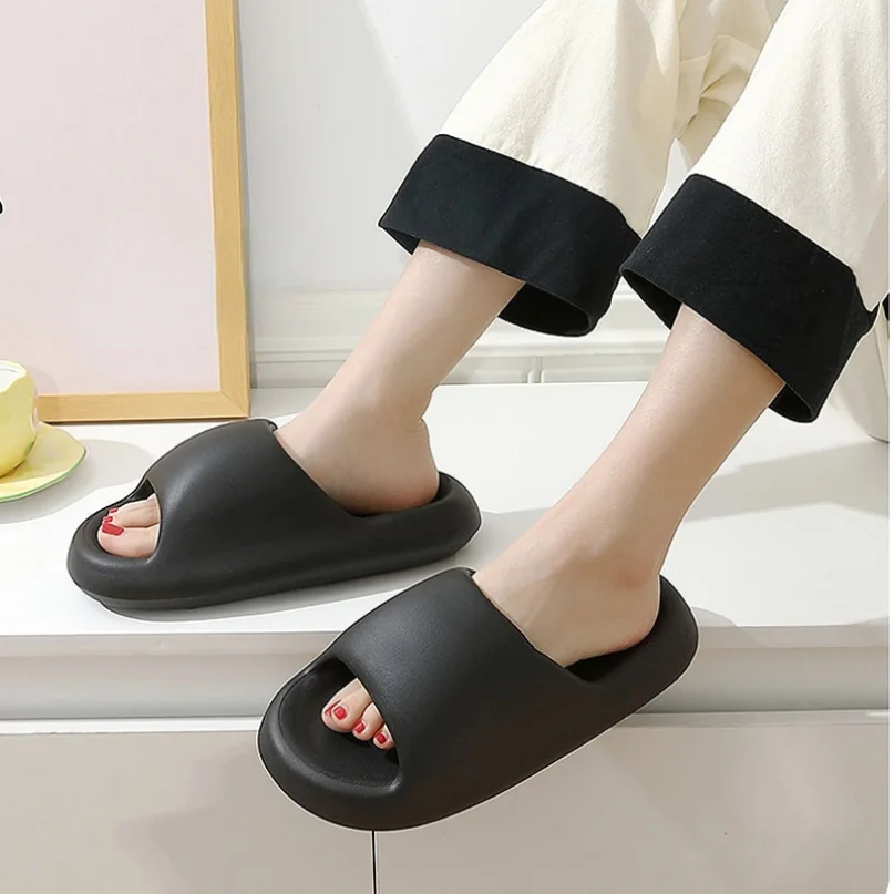 Woman Slippers Cloud Platform Home Soft Sole Non Slip Flip Flop Slides Indoor Beach Outdoor Men Women Summer Ladies Shoes Female