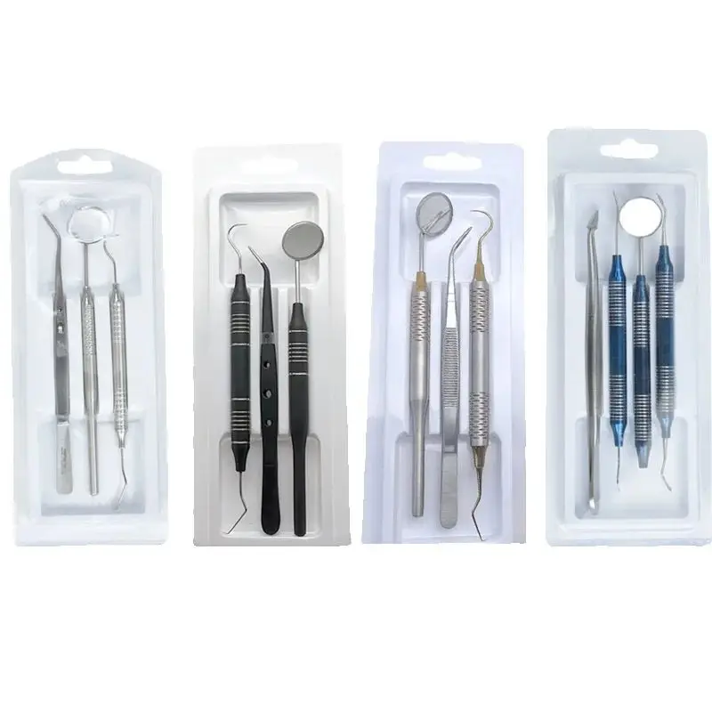 

Dental Oral Cleaning Kit Scraper Mirror Scaler Set Plaque Remover Stainless Steel Care High Temperature Dentist Oral Care Tools