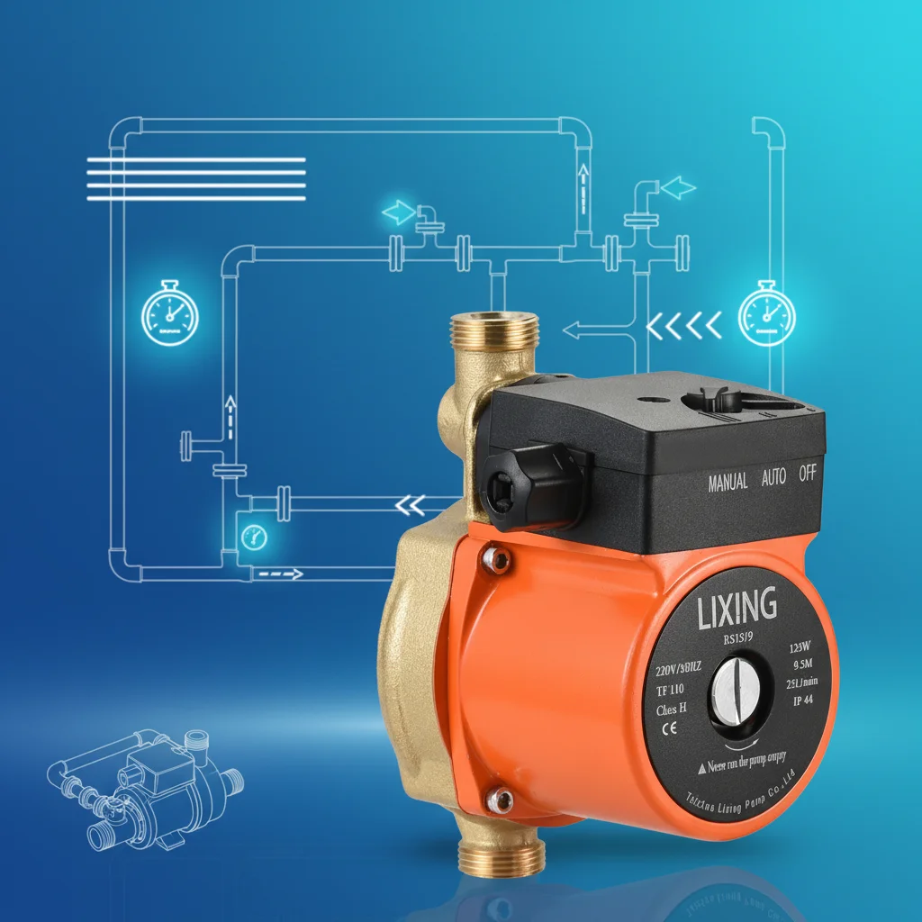 120W Automatic High Pressure Pump for Commercial Buildings OEM Customizable Copper Motor Model LPA15/9