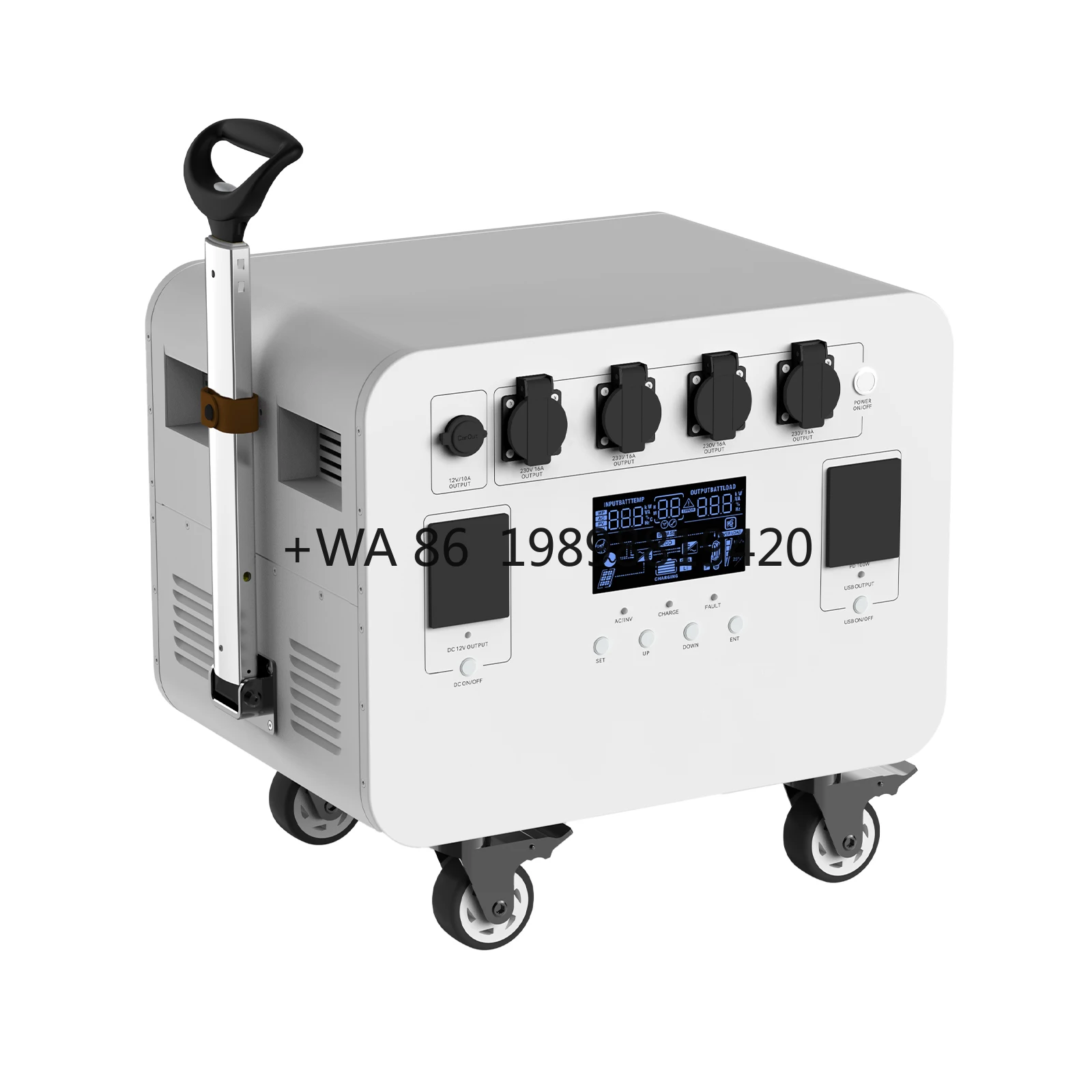 China Factory 5kW Solar Generator Power Inverter Kit with Lithium Ion Battery Panel Grid Hybrid Home Energy Storage 5120Wh