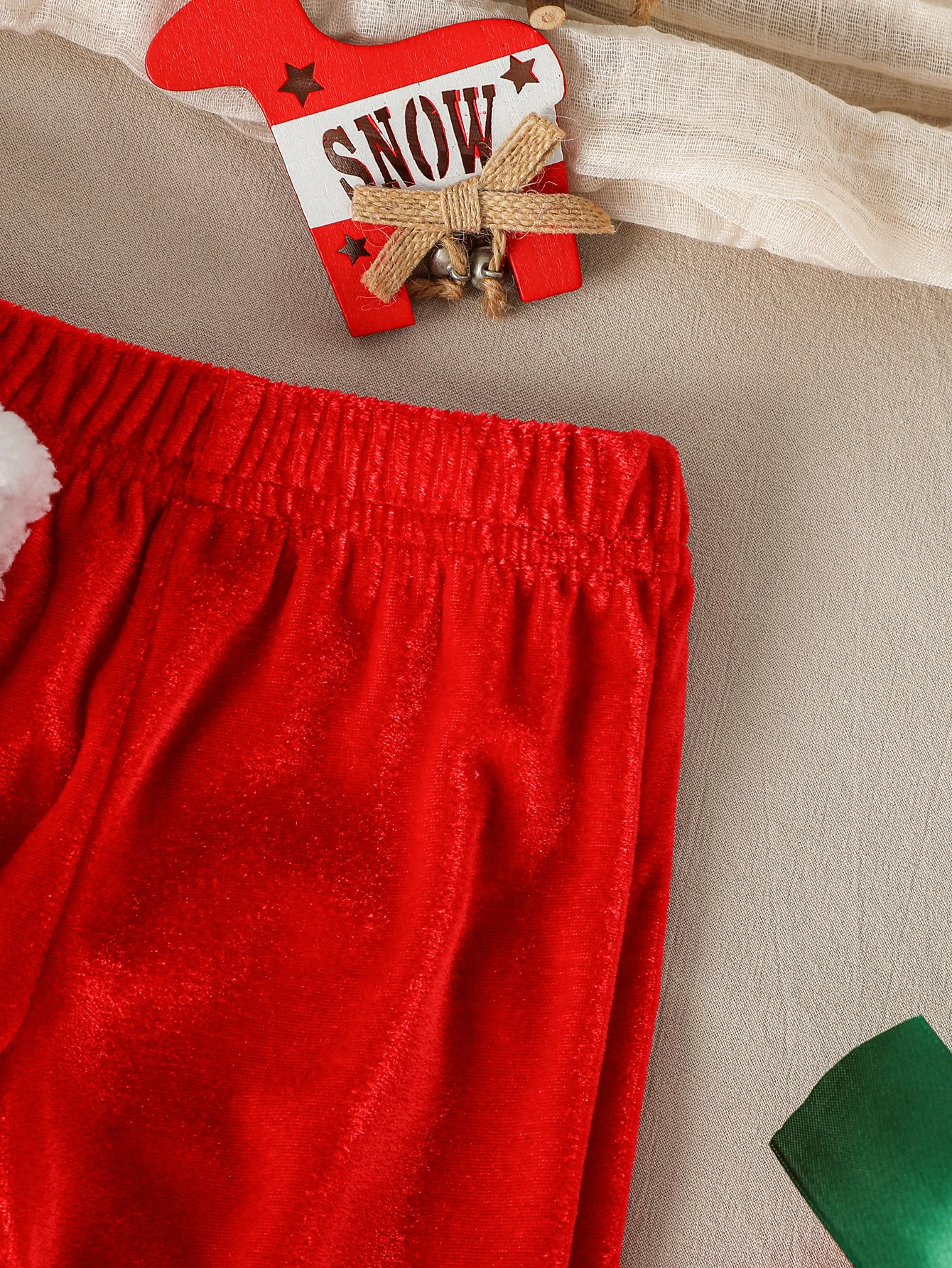 2025 لطيف الصبي عيد الميلاد تأثيري سانتا كلوز زي الطفل للجنسين الزي 3 قطعة مجموعة سترة بنطلون ل 0-1Y الملابس دعوى قبعة