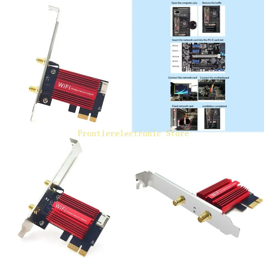 

G8DB Wireless Adapter WiFi 5 Networking Card 802.11AC 2000mbps Double Band 2.4G/5GHz