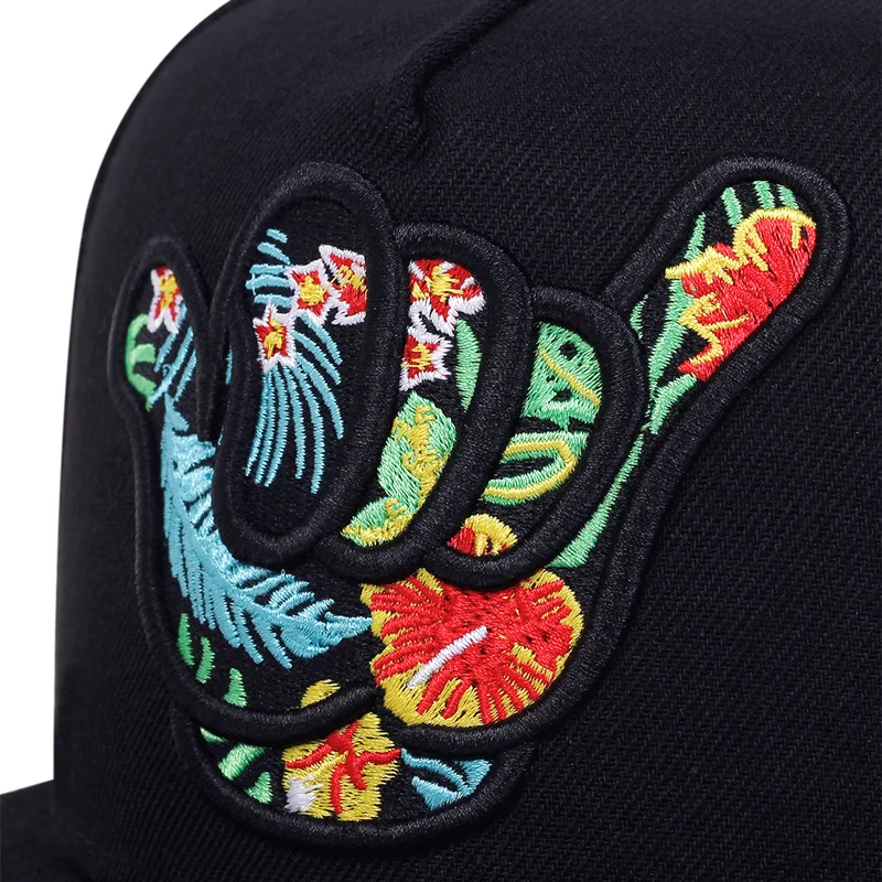 Fashion Hip Hop Baseball Cap personality Finger Embroidery Trucker Caps Cotton Snapback hat Outdoor Sun Hats sports leisure Caps