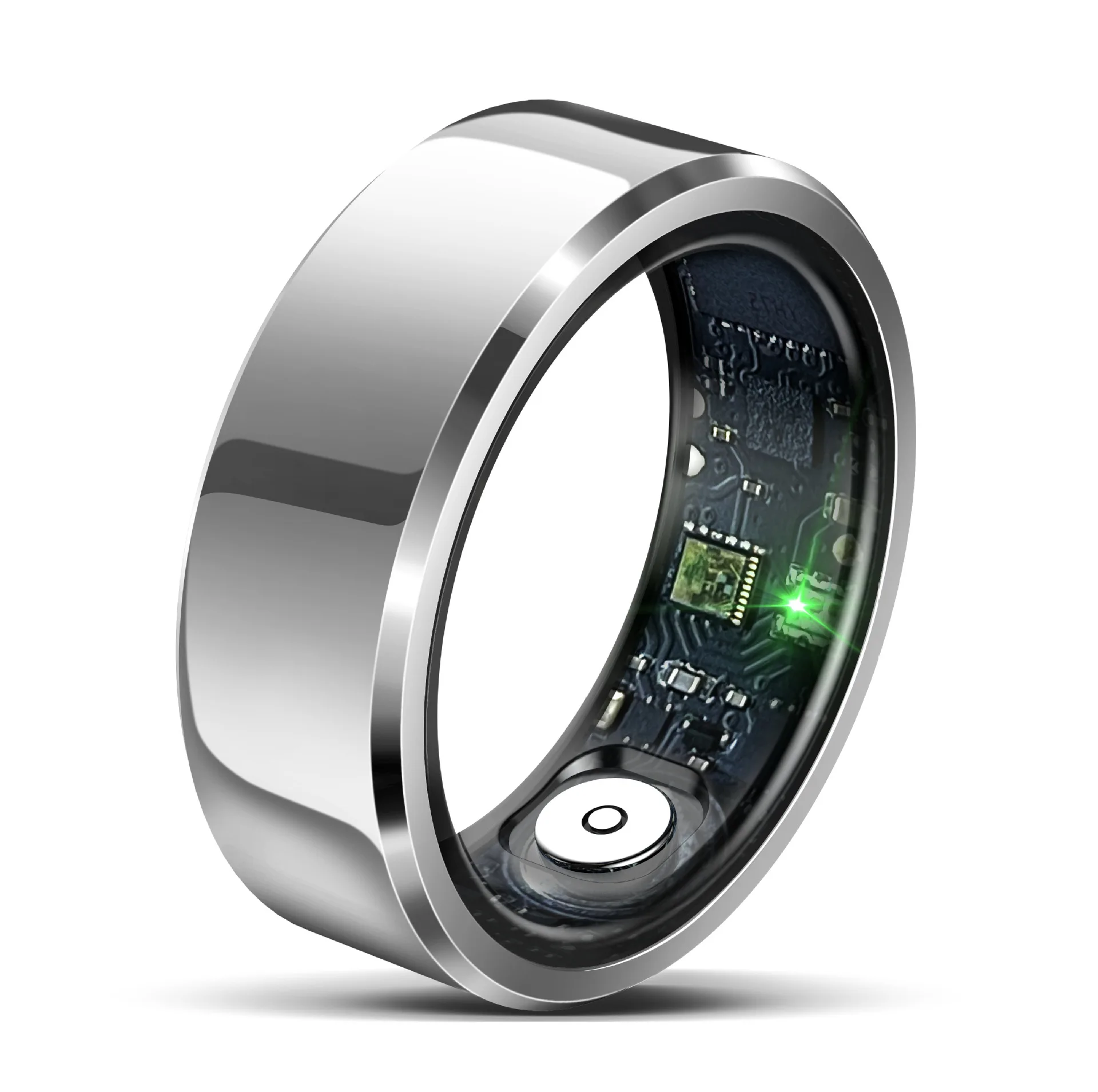 

New R6 Smart Ring with Charging Case for Men Women, Battery Life, 39 Days, Health Monitor, 5ATM Waterproof, Multi-sport Mode