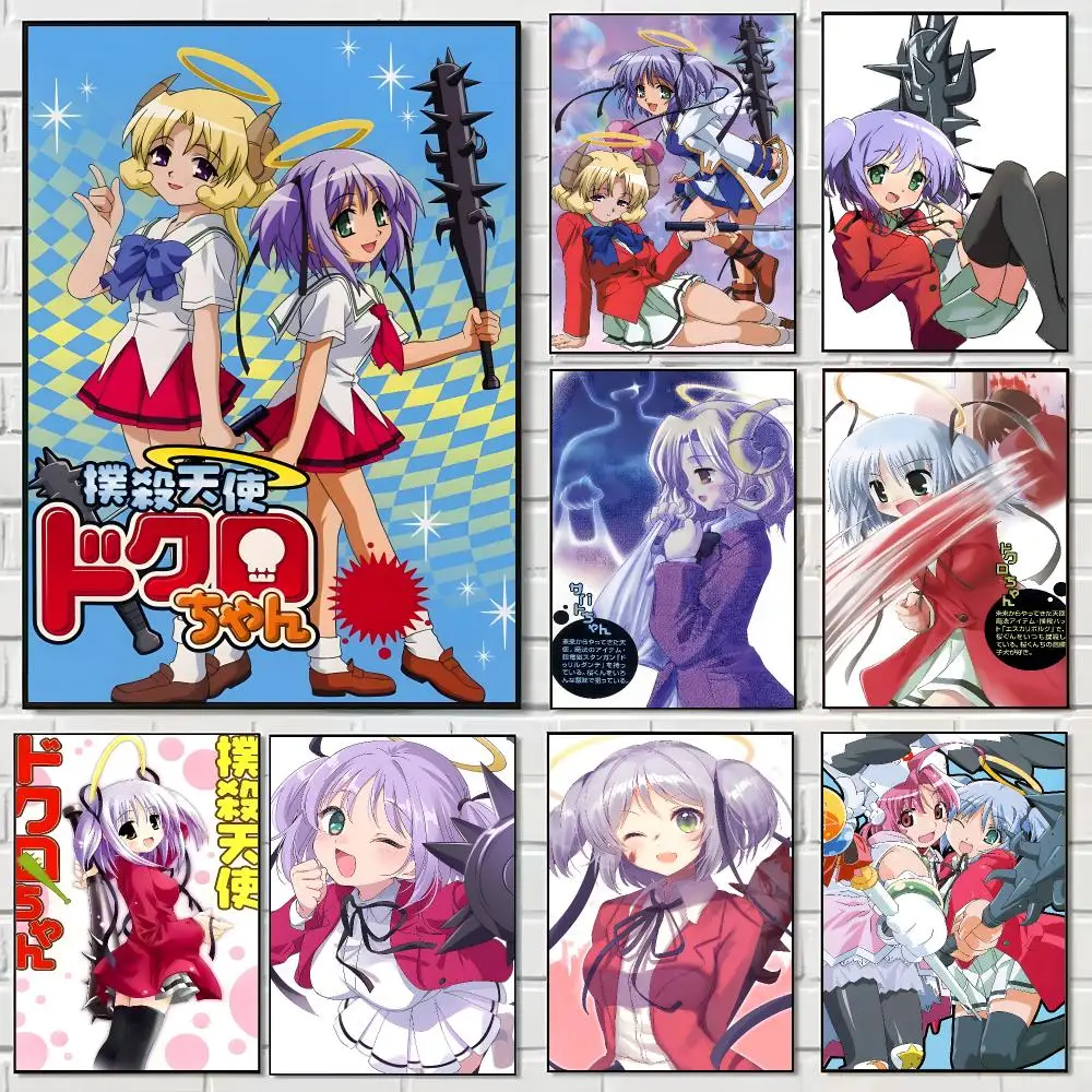 Japanese Anime B-Bokusatsu Tenshi Poster Pegatina artistica HD autoadhesiva impermeable para salon dormitorio