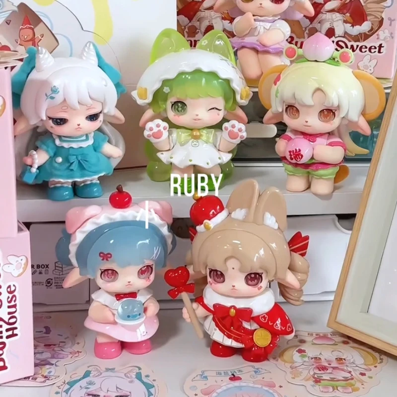 

Cute Ruby Bunny Sweet House Series Blind Box Toy Objects Adorable Girl Doll Trendy Birthday Gift Collectors Collectible Figures