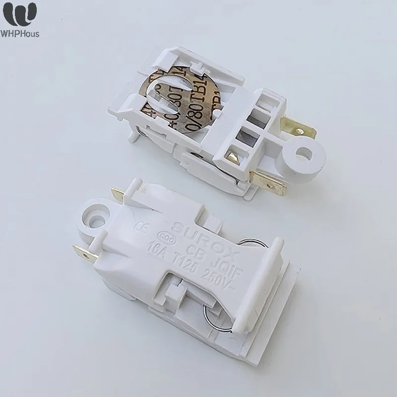 5Pcs Electric Kettle Switch Accessories 16A White High Power Temperature Control Automatic Outage Handle Key Switch