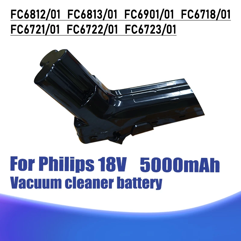 18V 5.0Ah rechargeable battery, for Philips IP827 FC6822/01 FC6812/01 FC6812/814 IP822 vacuum cleaner replacement battery