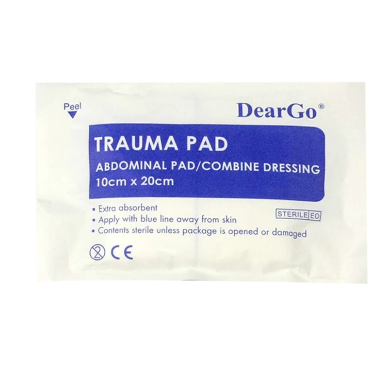 Y1UB Medical Pads Haemostatic Cushion Stop Bleeding Non-woven Fabric Absorbent First