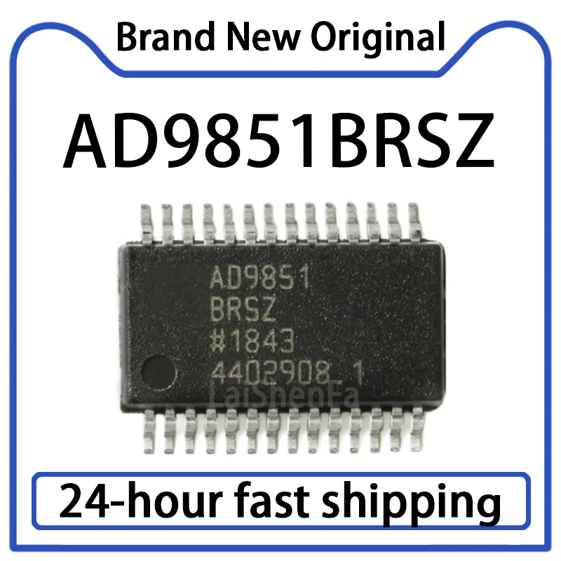 1PCS AD9851BRSZ Package SSOP-28 Chip DDS/DAC Synthesizer Original Stock