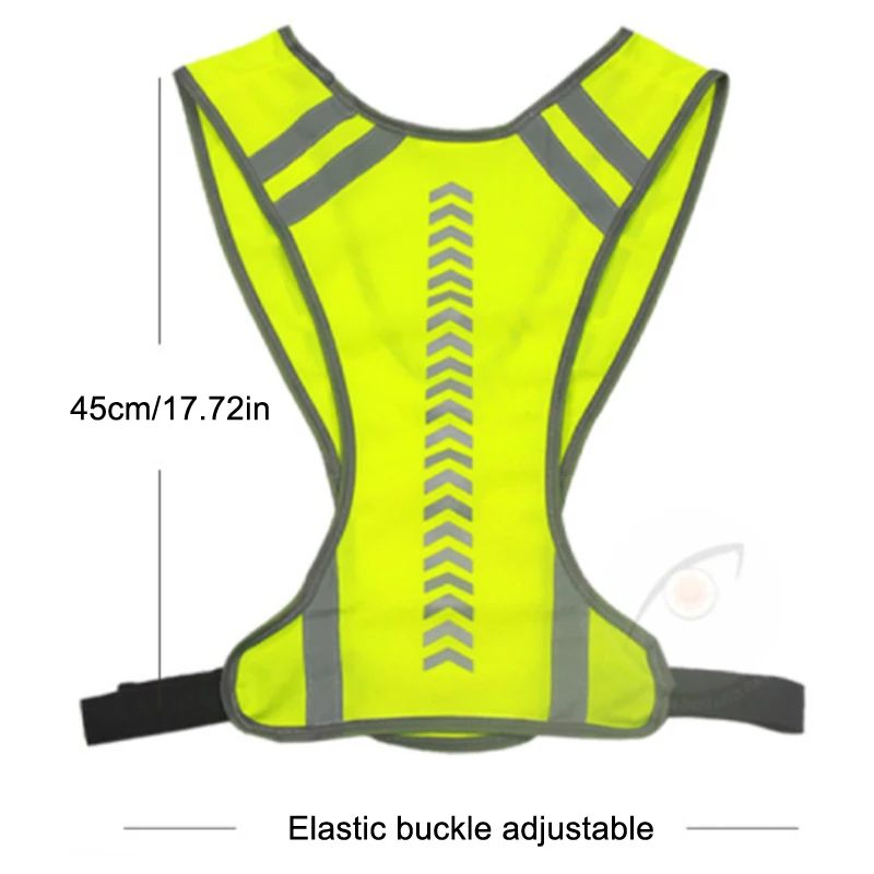 Motorcycle Reflective Safety Jacket Night Security Running Cycling Visible Work Coat