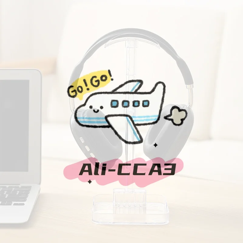 1 قطعة حامل سماعة الرأس مع قاعدة حامل سماعة الرأس العالمي شماعات شفافة سماعة تخزين الرف حامل متعدد الوظائف قابل للفصل #1