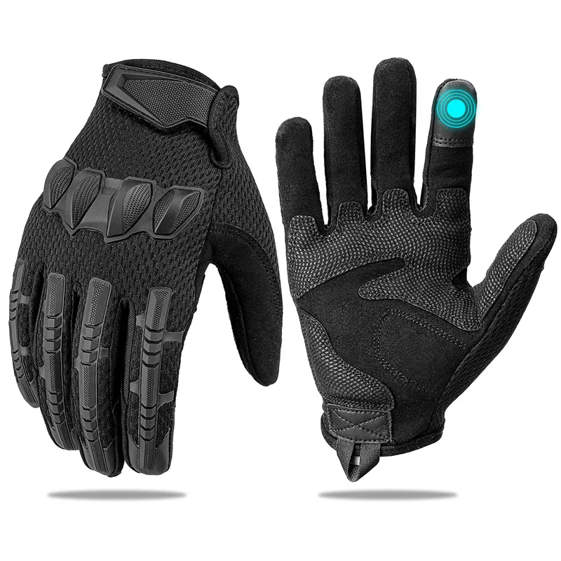 Outdoor full-finger sports gloves, warm, non-slip, wear-resistant, suitable for cycling, mountaineering, training, and tactical