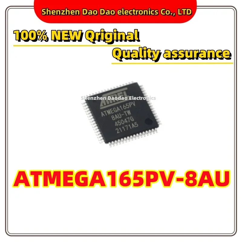 

ATMEGA165PV-8AU TQFP-64 Microcontroller chip IC new original