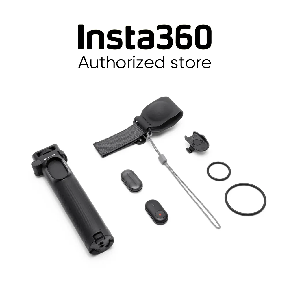 Insta360 Foldable 2-in-1 Selfie Stick Remote Kit (1/4" Mount), Compatibility Insta360 X4