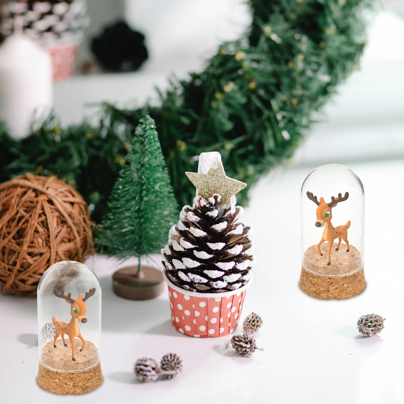 

Collectibles Display Dome Glass Premium Clear Display Box with Wooden Base for Collections Model Storage Dome