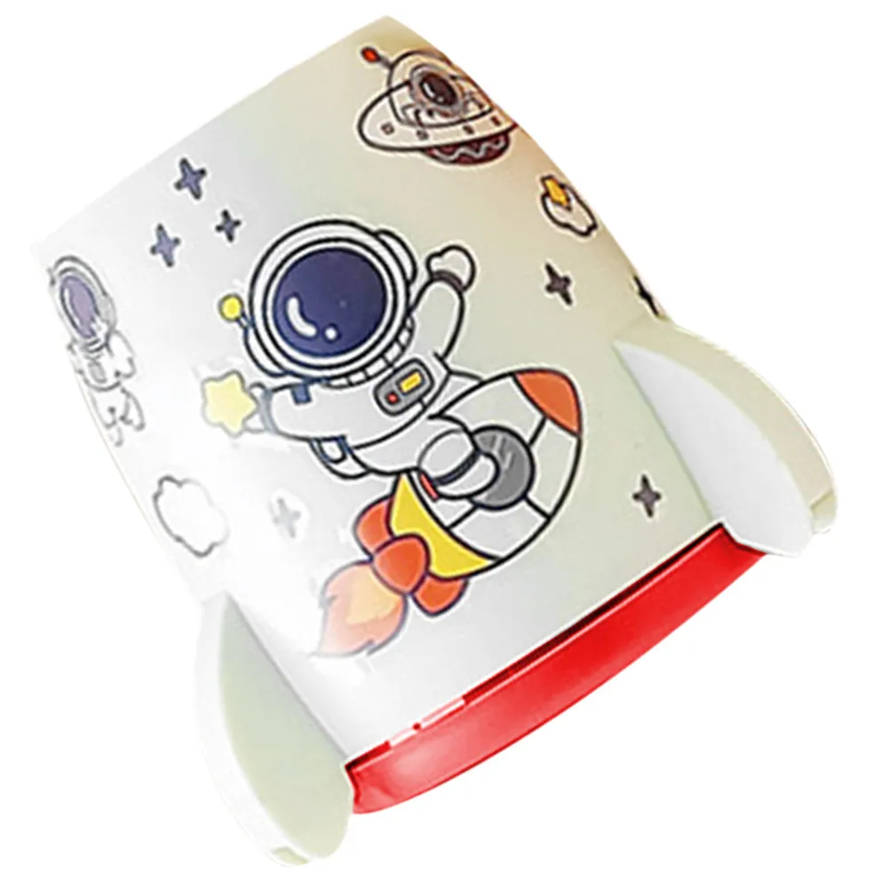 

Desktop Pen Holder Rocket Style Pencil Dispenser for Makeup Brushes Crayons Scissors Stationery Organization Home Office Use