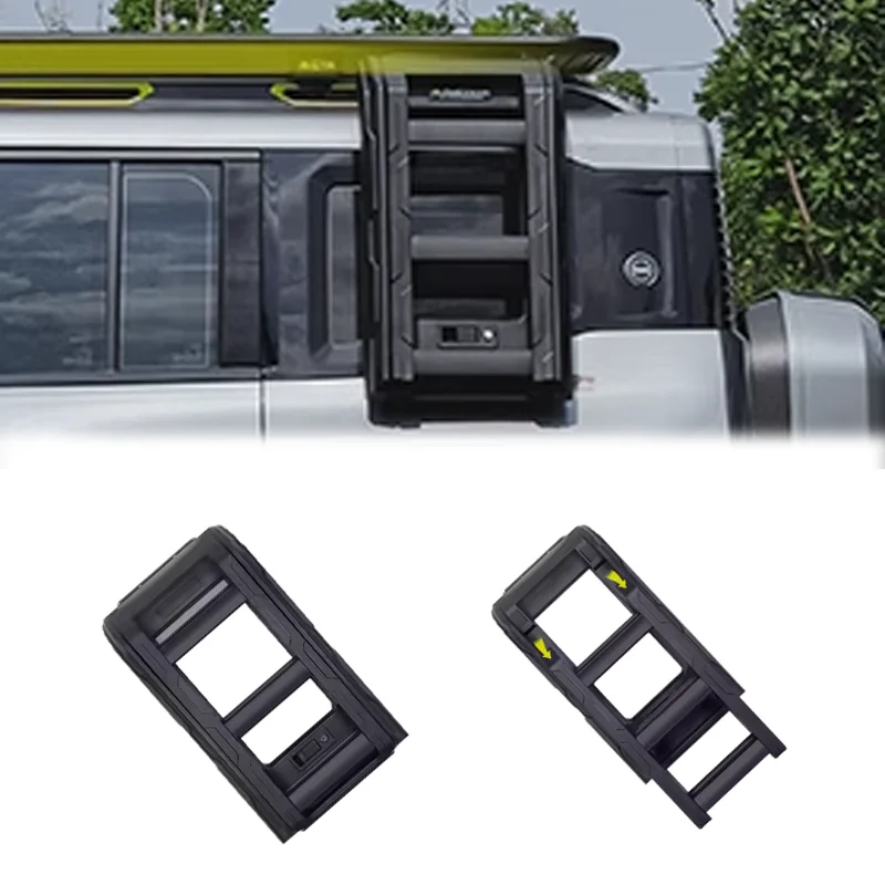 For Chery Jetour T2/T1 - High Load-Bearing Aluminum Alloy Side Climbing Ladder Auto Parts