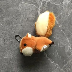 10 cm kleines Spielzeug mit luxuriöses Eichhörnchen, Geschenkketteschlüssel 10 Hauptverkaufsverzierung - №4