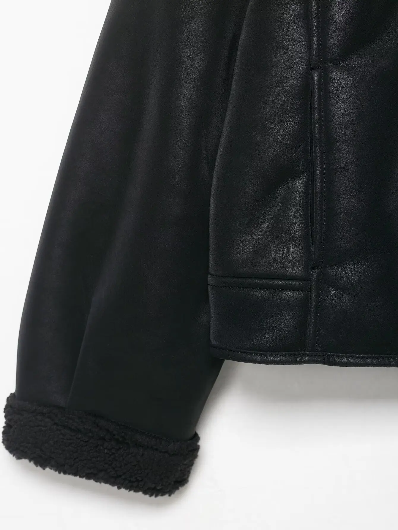 2025 سترة ذات تأثير من جلد الغزال معطف نسائي بني 202 وصل حديثًا سترة 2025 تأثير من جلد الغزال سترة مزدوجة الجوانب للنساء باللون البني #4