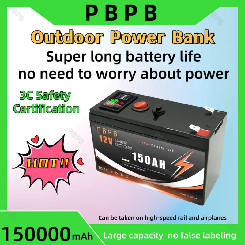 

Rechargeable upgrade 12V ⚡ Lithium Battery Up to 4000+ Cycles for Small UPS Solar Power Fish Finder Power Wheels