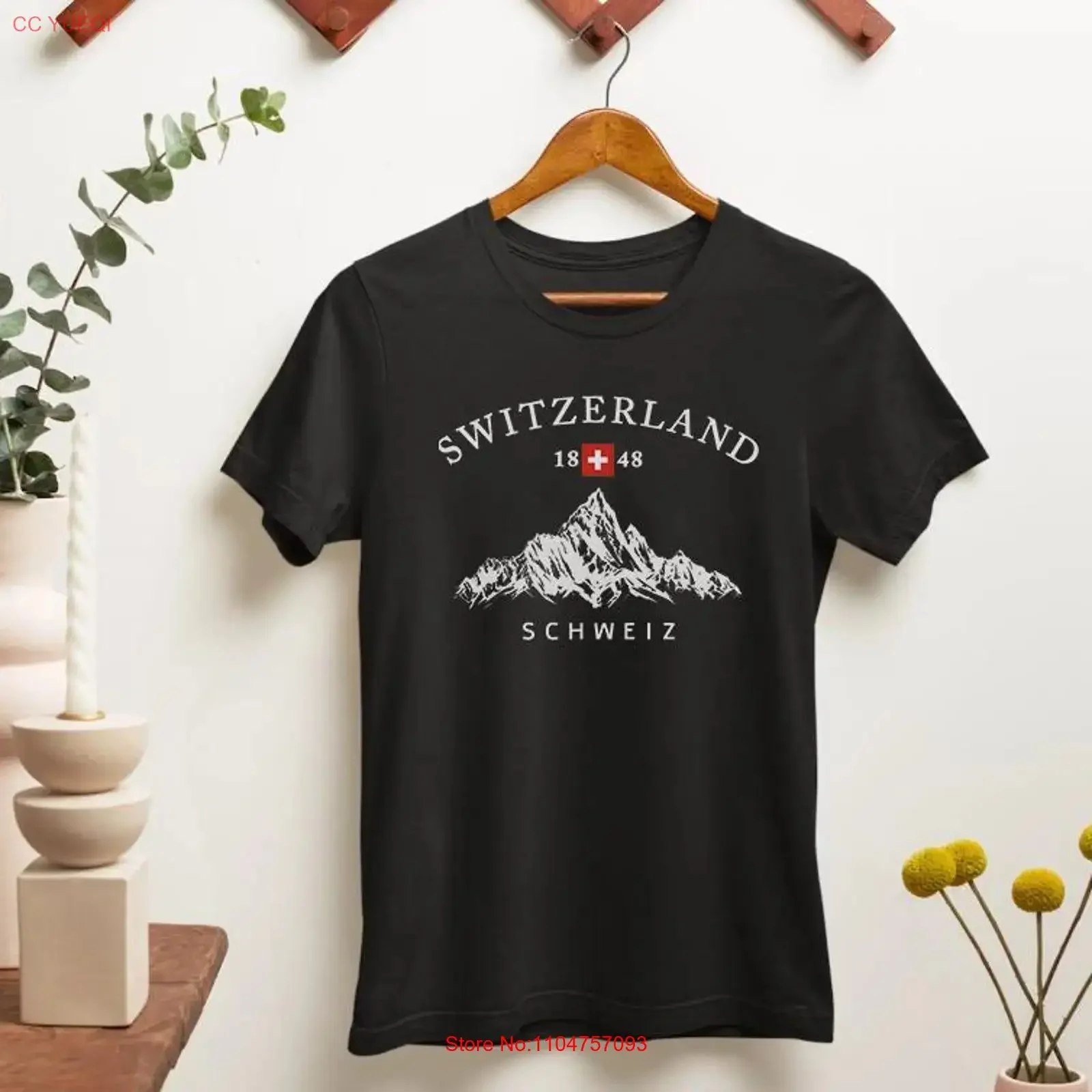 Switzerland T Shirt Swiss Mountains Travel To Top Suisse Vacation Sweater Alps Souvenir vintage Washed Stylish designer clothes