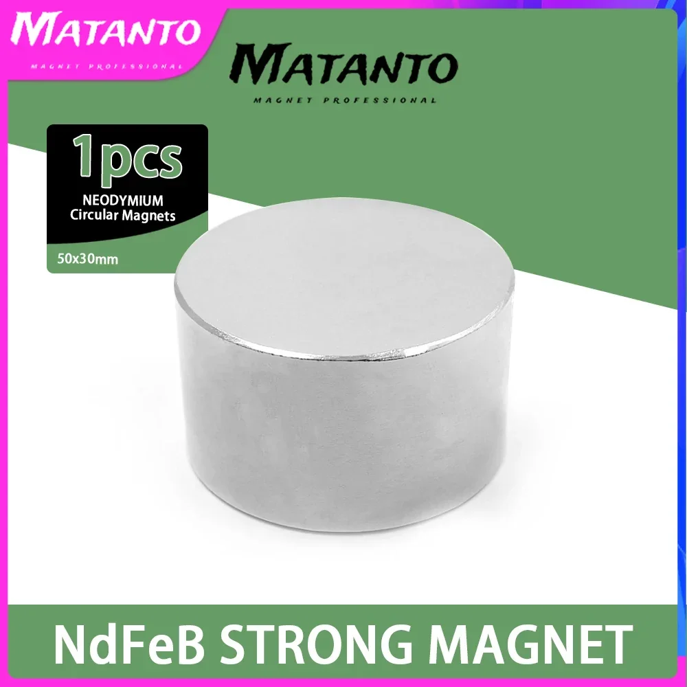 

50x30mm NdFeB Neodymium Strong Magnets 50mmx30mm Permanent Round Magnet N35 50x30 mm Powerful Magnetic 50*30 mm