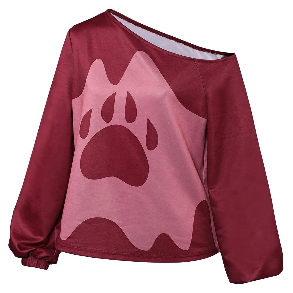 أزياء Helluva أنيمي بوس التأثيرية Stolas Goetia تمويه بيجامات نسائية قميص الدب باو الهالوماس ملابس لعب الأدوار للكرنفال