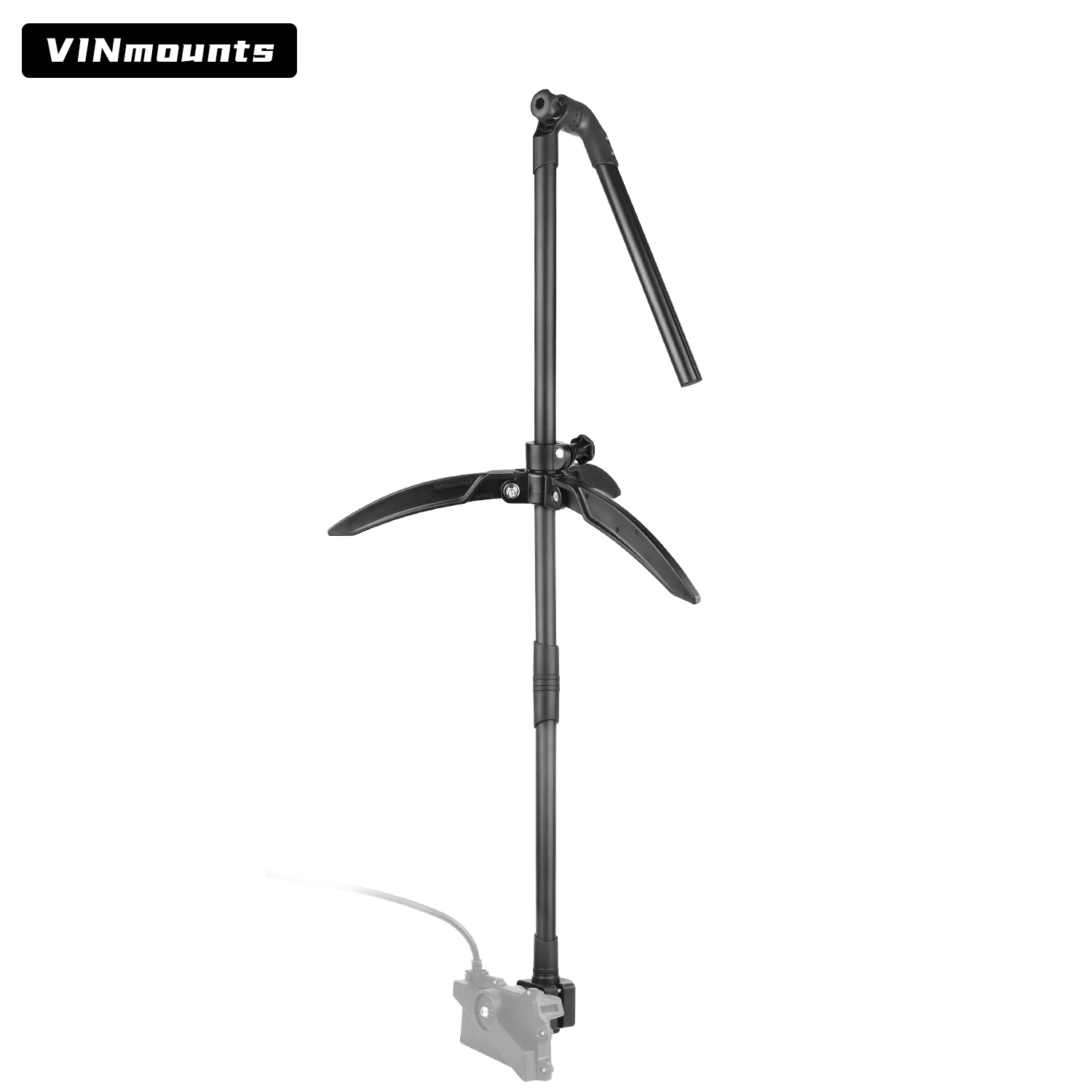 

VINmounts Livescope Transducer Pole Крепление для зимней рыбалки для лодки, крепление для штатива для ледяной рыбалки с креплением 0 градусов, для датчика lvs34
