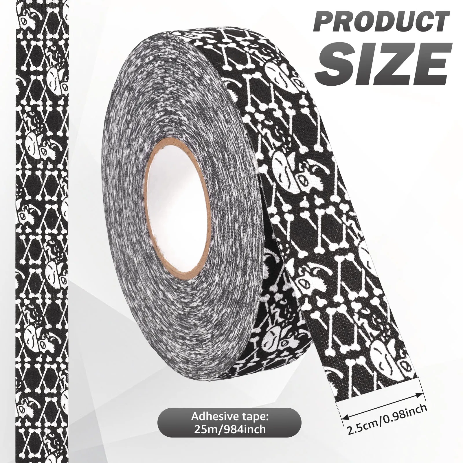 25M Ice Hockey Stick Tape Self Adhesive Hockey Tape for Pull up Bar for Home Outdoor Practice Weightlifting Gymnastics Hockey