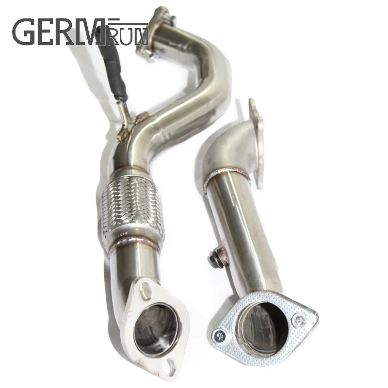 For 2016+ Honda Civic 1.5 Turbo EX SI FC FK7 2 Pieces Stainless Steel 2.5\