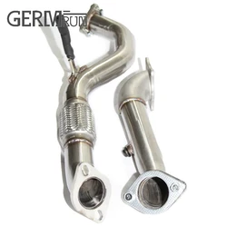 For 2016+ Honda Civic 1.5 Turbo EX SI FC FK7 2 Pieces Stainless Steel 2.5