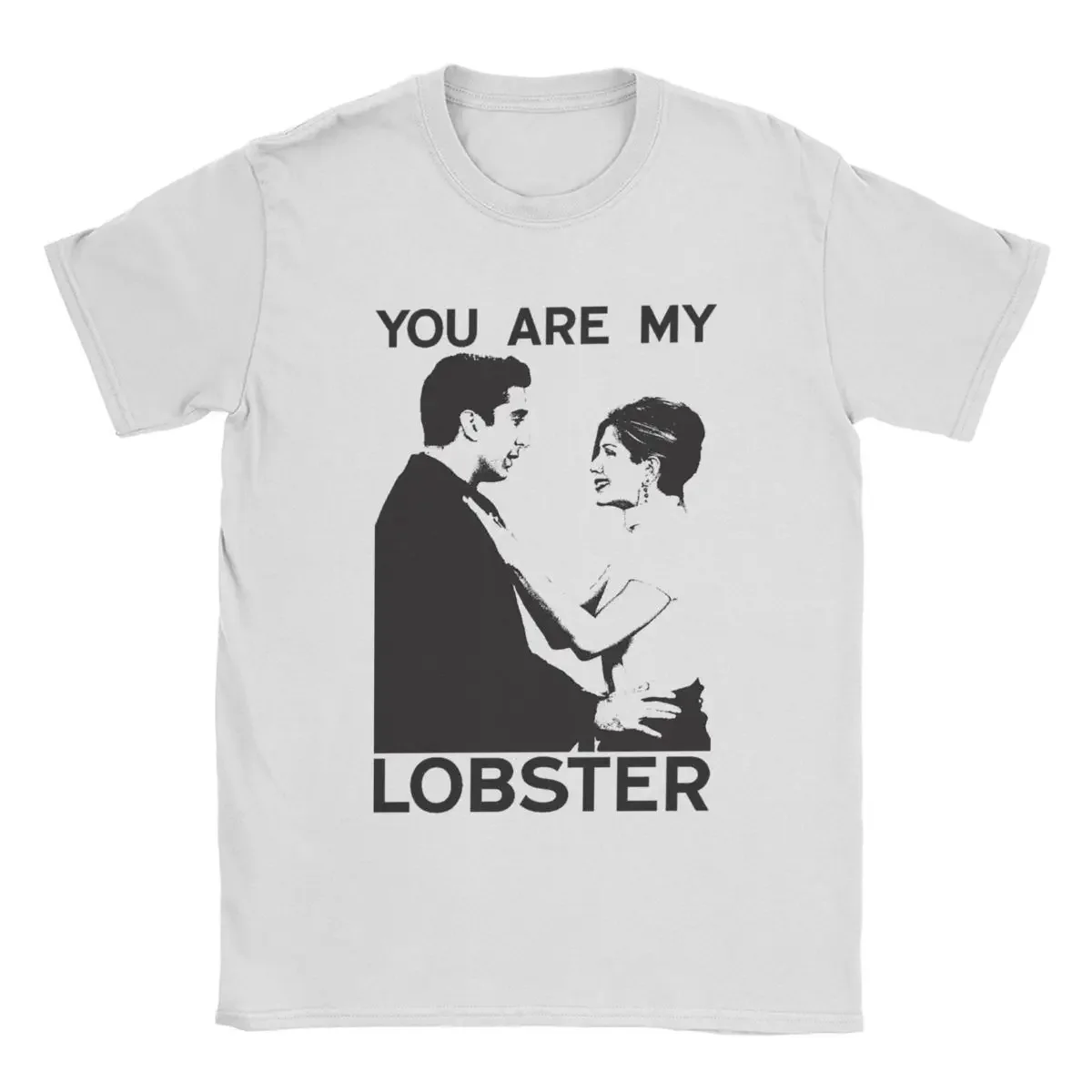 Men's T-Shirts You Are My Lobster Friends TV Show Funny 100% Cotton Tees Short Sleeve T Shirts Crew Neck Tops 4XL 5XL