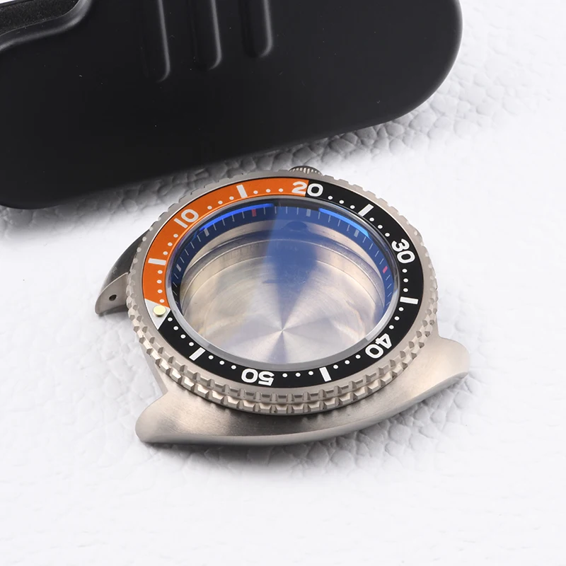 HEIMDALLR watch case Turtle 6309 super luminous Titanium diving case fit Seiko mod for NH35A NH36A Automatic Movement Sapphire