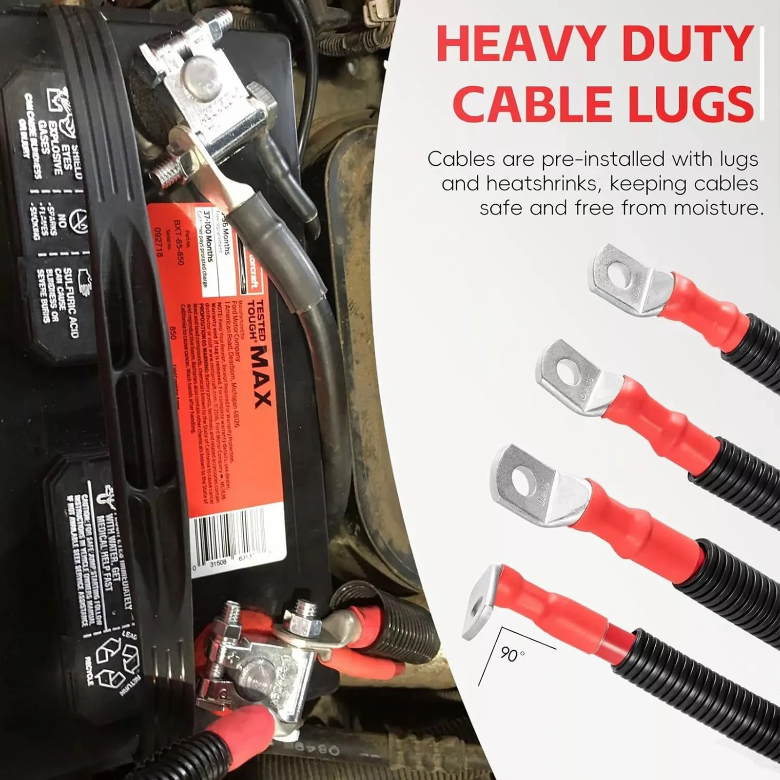 Upgrade Your 2003-2007 Ford F250 with New 6.0L Powerstroke Battery Cable Replacement Kit