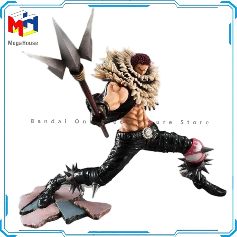 In Stock Original MegaHouse One Piece POP SAMAXIMUM Katakuri Action Figures Animation Toys Gifts Model Collector Anime Hobby