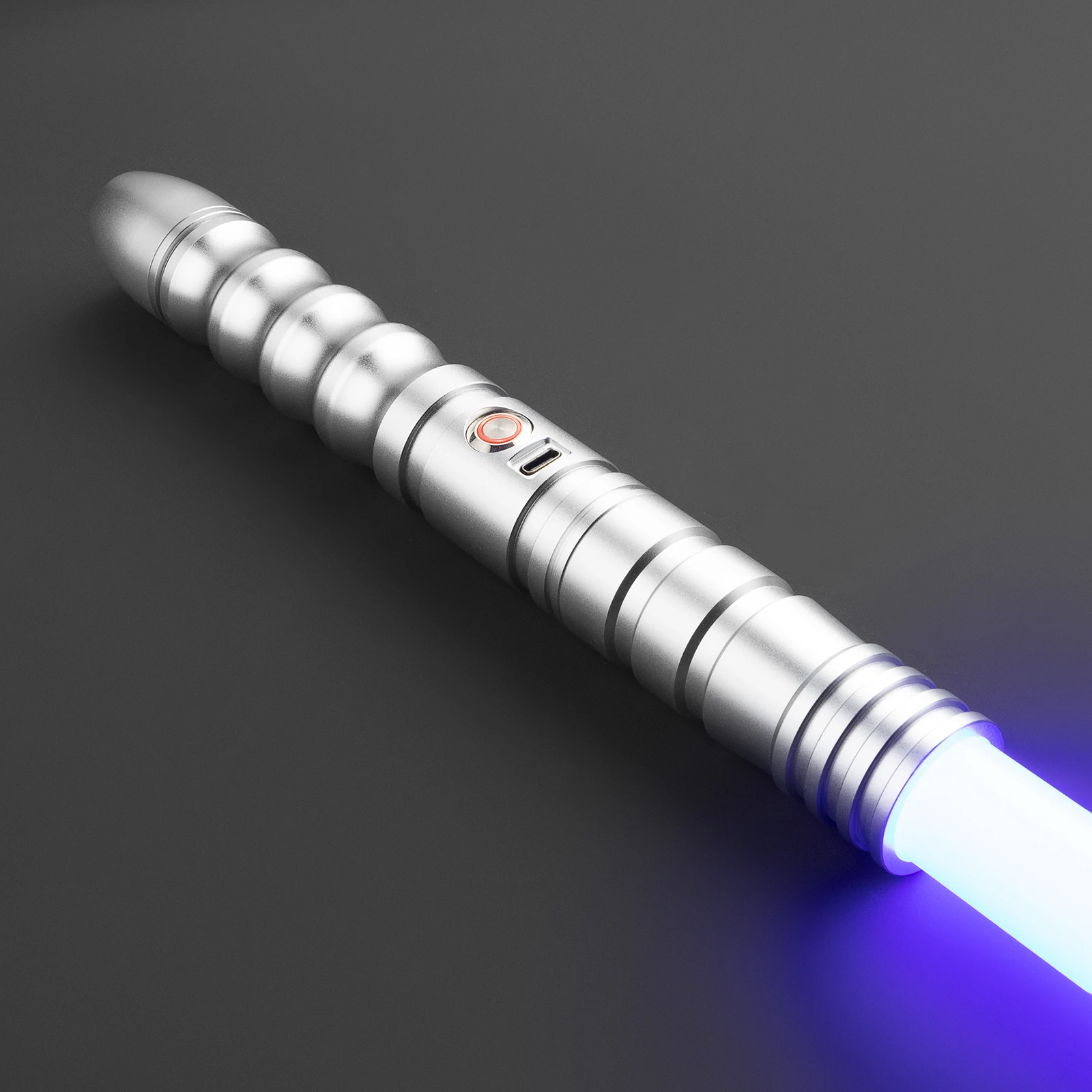 Lightsaber NeoPixel ดาบเลเซอร์ Jedi ด้ามโลหะการดวลที่สำคัญราบรื่นไม่สิ้นสุดการเปลี่ยนเสียงกระบี่แสง ltg