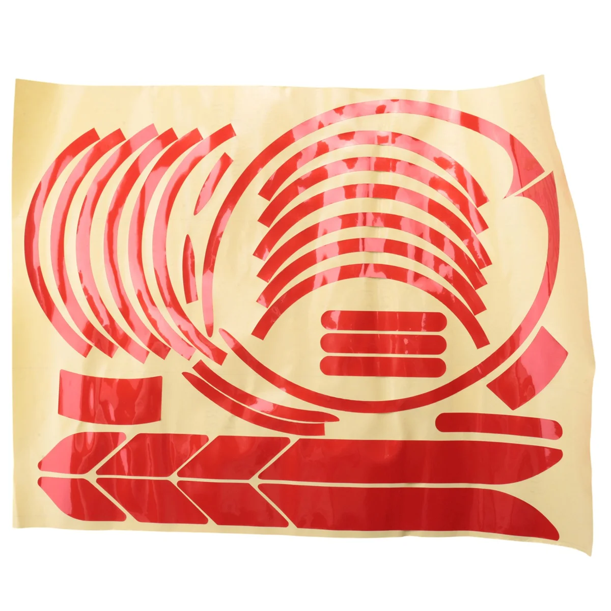 مجموعة واحدة من الملصقات العاكسة للسكوتر مجموعة كاملة من الملصقات لملصقات Ninebot MAX G30 Kickscooter القابلة للطي (أحمر)