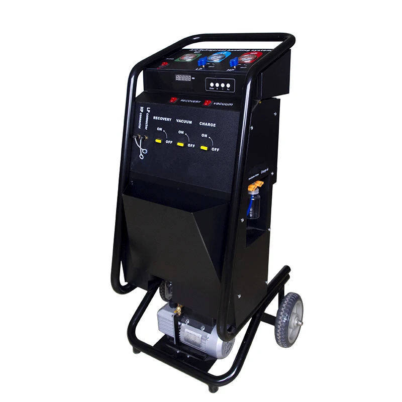 semi-automatic  Air Conditioning AC Refrigerant Recovery Machine with Electronic Scale hw-3000