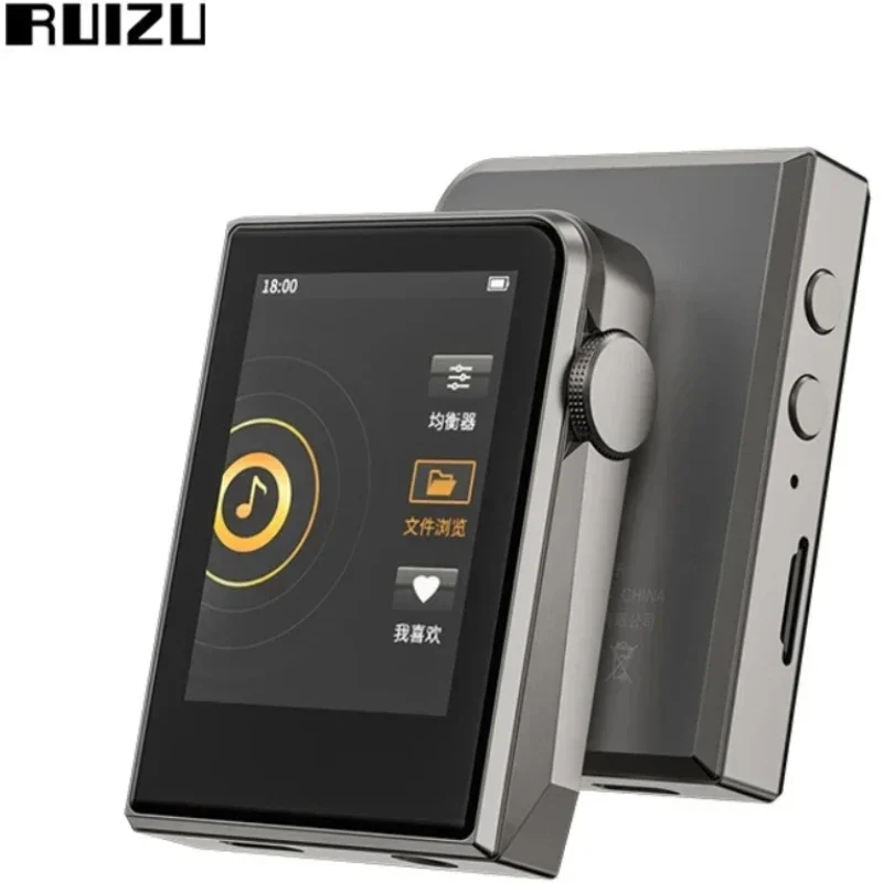 Mp3-плеер RUIZU A58, портативный металлический плеер с поддержкой bluetooth DSD256 и эквалайзером